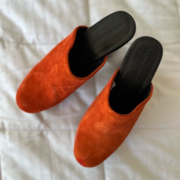 Rachel Comey Red Suede Mules - Picture 4 of 16